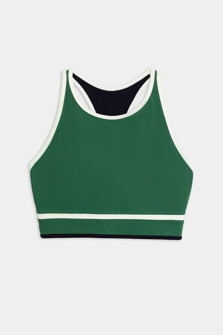 NEW SPLITS59 women's layla airweight bra in arugula/indigo